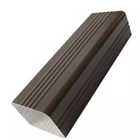 Gouttières en aluminium : Prix usine, vente en gros, gouttière rectangulaire ondulée en aluminium pour drainage de toiture