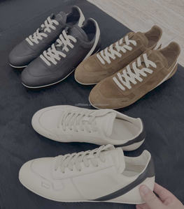 FW25 Original Six Eyelets Minimal Sneak Unisex Women Men Trendy Sports Suede Brown Runner Sneaker Lace-up Suede Leather Sneakers - Product Image 3