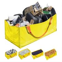 Sac Jumbo Flexible pour Déchets, 3m³, en Matière PP PE, pour l'Élimination de Déchets, Ordures, Terre, Terres Inclinées, Débris, Matières Diverses, Grand Volume, Grande Capacité
