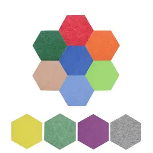 Mật Độ Cao Tùy Chỉnh 3D Hexagon Acoustic Wall Panels Cách Âm Foam Board