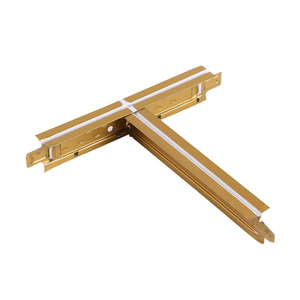 Precio bajo de la fábrica blanco dorado <span class=keywords><strong>fut</strong></span> t bar de techo suspendido de la red para la venta - Product Image 4