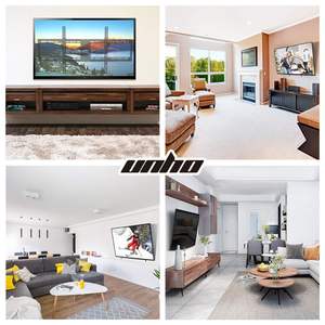 Support mural inclinable fixe pour téléviseur UNHO, robuste, compatible avec les écrans plats LCD LED de 32'' à 85'', VESA 800x400mm - Product Image 4