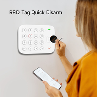 Détecteur de mouvement extérieur Staniot 4G GSM WiFi, système d'alarme portable, sirène 120 dB, système de sécurité domestique sans fil, contrôle à distance par application