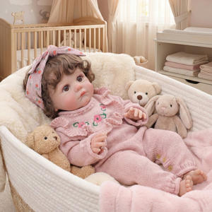 Muñeca Reborn de 24 Pulgadas, con Pintura 3D de Múltiples Capas, Venas Visibles, Muñecas Reborn de Silicona de Alta Calidad para Niñas - Product Image 6