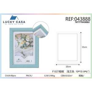10x15cm personalizzabile cornice decorativa in metallo blu chiaro per la visualizzazione di casa e ufficio con Logo personalizzato e confezione regalo - Product Image 1