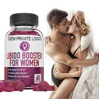 Gummies OEM à Marque Blanche de Palmier Nain, Herbe Naturelle, Stimulant et Améliorant la Libido Féminine, Bonbons pour Adultes