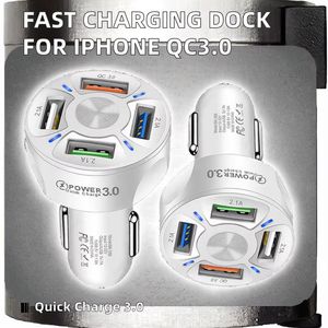 <span class=keywords><strong>Meilleur</strong></span> vendeur, chargeur de voiture portable à 4 ports USB avec charge rapide QC3.0, station d'accueil pour ordinateur portable, adaptateur <span class=keywords><strong>pas</strong></span> <span class=keywords><strong>cher</strong></span> pour <span class=keywords><strong>2022</strong></span> - Product Image 2