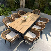 Ensemble de chaises de jardin en rotin imperméables pour terrasse, vente en gros