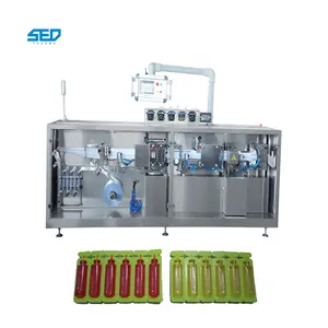 Automatic 5ml 10ml 30ml Plastic Ampoule Bottle Sealing Liquid Filling Machine