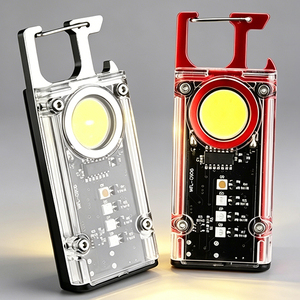 Petite lampe de travail portative rechargeable, lampe à clé EDC, lumière COB grand angle, <span class=keywords><strong>détecteur</strong></span> UV, ouvre-bouteille - Product Image 1