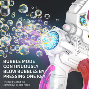 เครื่องยิงน้ำอัตโนมัติแบบ<span class=keywords><strong>2</strong></span> in 1เครื่องยิงฟองสบู่10รูสำหรับเด็กใช้ในฤดูร้อน - Product Image 5