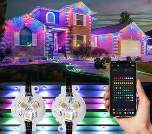 Fabriek Voorraad Rgbw Multi-Color <span class=keywords><strong>Led</strong></span> <span class=keywords><strong>Pixel</strong></span> Verlichting Bluetooth Controllers Kerst Permanente Buitenverlichting 12V 24V <span class=keywords><strong>Led</strong></span> Licht - Product Image 4