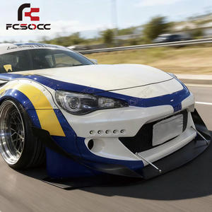 Nuevo FCSOCC para GT86/BRZ <span class=keywords><strong>Rocket</strong></span> <span class=keywords><strong>Bunny</strong></span> 2 Widebody FRP fibra de vidrio Bodykit tornillo parachoques delantero guardabarros falda lateral labio trasero - Product Image 6