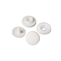 Boutons-pression en résine plastique lisse et lavable, ronds, à quatre parties, T90, 10 mm, personnalisables, pour vêtements et chaussures de bébé, couture – Vente chaude