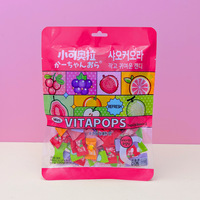 Bonbons Comprimés Sans Sucre à la Vitamine C et aux Saveurs de Fruits, Sachet de 100g, pour Soulager la Sécheresse Buccale et Rafraîchir l'Haleine – Menthes Saines en Gros