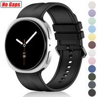 Bracelet d'origine pour Samsung Galaxy Watch 9 8, bracelet en silicone sport sans espaces, 44 mm 40 mm, Correa Galaxy Watch8 8 Classic