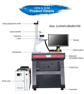 เครื่องแกะสลักคริสตัลแก้วด้วยเลเซอร์ 3 มิติ แบบตั้งโต๊ะ แสงสีม่วง แสงเย็น UV 5W เครื่องทำเครื่องหมายด้วยเลเซอร์ 220V 110V - Product Image 3