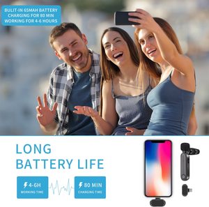 Microfono Lavalier Professionale Portatile Mini Wireless In-ear Senza Fili per Vlogging e Insegnamento - Product Image 4