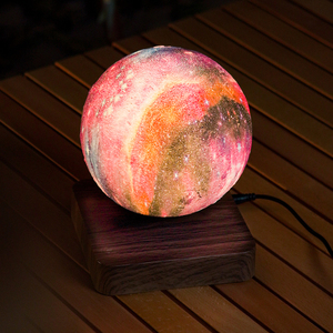 Lámpara de Cielo Estrellado Magnética Levitante con Impresión 3D, 3 Colores, Luz Nocturna de Luna Flotante para Decoración del Hogar - Product Image 6