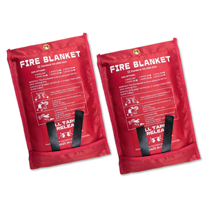 Manta Ignífuga de Fibra de Vidrio Profesional Resistente al Agua, Certificada EN1869 para la Lucha Contra Incendios y Uso en Emergencias - Product Image 2