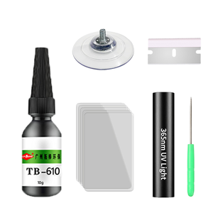 Kit de réparation de fissures de <span class=keywords><strong>pare</strong></span>-<span class=keywords><strong>brise</strong></span> de voiture transparent Top-Bond, colle UV transparente, résine de réparation de <span class=keywords><strong>pare</strong></span>-<span class=keywords><strong>brise</strong></span>, sans trace après réparation - Product Image 1