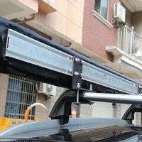 Auvent latéral robuste pour toit de voiture, idéal pour SUV, pick-up, camping tout-terrain, abri solaire, tente