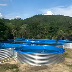 Fabriek Op Maat Goedkope Prijs 10000Liter Watertank Vissen Vijver Plastic Vijver Voor Viskweektank Vis Garnalen Groeiende Tank