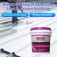 Vente directe d'usine - Revêtement imperméable en polymère acrylique pour murs extérieurs - Revêtement flexible pour sols et surfaces murales