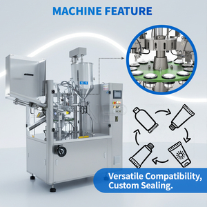 Macchina Automatica ad Alta Velocità CNF-80A per Riempimento e Sigillatura di Tubi in Plastica per Prodotti Viscosi, Paste, Emulsioni, Gel e Fluidi - Product Image 3