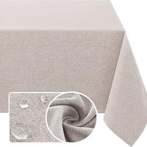 Tissé moderne personnalisable 100% polyester jetable étanche à l'huile carré nappe couleur personnalisée pour salle à manger hôtel - Product Image 1