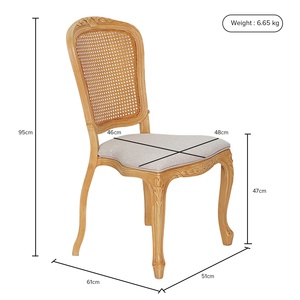 <span class=keywords><strong>Chaise</strong></span> de salle à manger <span class=keywords><strong>Louis</strong></span> en résine plastique avec dossier creux et coussin moelleux au design moderne pour mariage, banquet, hôtel, restaurant, événements - Product Image 4
