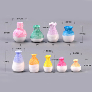 Precio al por mayor, gran oferta, bonito jarrón 3D en miniatura, dijes de resina, accesorios de elfo, accesorios de bricolaje - Product Image 2