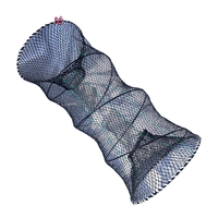 Piège à homard en HDPE avec ressort, taille personnalisée 40*80cm, maille de 2.5cm, filet de pêche, piège à poulpe