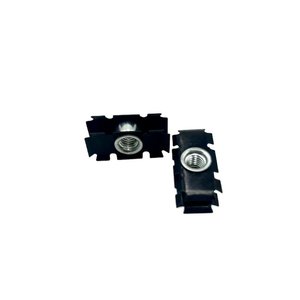 Tuerca de resorte Xin Accessories M6 con oxidación negra para conector de horquilla de bicicleta, grado A, nivel 6.8, acero al manganeso - Product Image 4