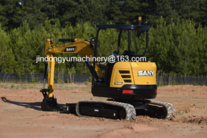 Mini pelle sur chenilles SY35U de 3,5 tonnes avec cylindre hydraulique Sany Yanmar Engine Earth Moving Construction Poids d'exploitation - Product Image 3
