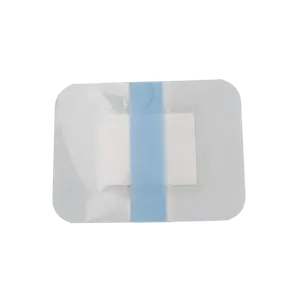 Disposable PU Medical Sterile Waterproof Island Transparent Island Adhesive Wound Dressing