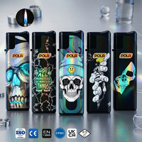 Encendedor de Bolsillo Personalizado 3D con Envoltura de Papel y Plástico, Resistente al Viento, Encendido Piezoeléctrico para Fiestas y Marcas de Marca Privada