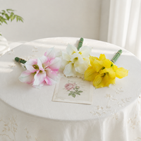 Lys Calla Artificiel Effet Naturel en Caoutchouc Souple – Tige de Fleur Artificielle de Haute Qualité pour Décoration Mariage, Maison, Hôtel – Nouveau Design