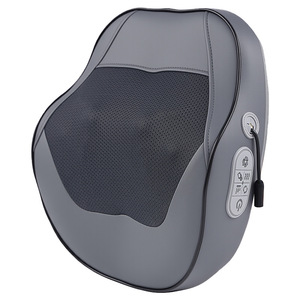 Massage Pillow Backrest Neck And <b>Back</b> <b>Heated</b> Kneading Massage Lumbar <b>Support</b> Plug In 36V Rechargeable - Product Image 1