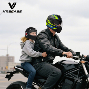 Casco Integrale per Moto Certificato DOT con Visiera Trasparente + Parabrezza Nero Integrato, Casco di Sicurezza Integrale per Motociclisti - Product Image 6