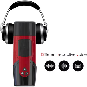 Masturbador Masculino Telescópico Automático, Copa Vaginal con Sonidos, Juguete Sexual Eléctrico de Empuje sin Manos para Hombres - Product Image 3