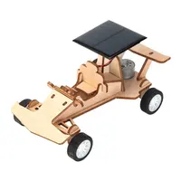 Modelo de coche de carreras F1 para niños y adultos, juguete Solar, educativo, regalo
