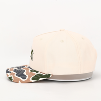 Gorra de Béisbol Personalizada para Hombre, Estilo Camuflaje, de Alta Calidad, 5 Paneles, Visera Curva, Gorras con Bordado de Animales, Logotipo Personalizado, Gorra de Papá