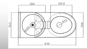 Toilette et lavabo combinés au <span class=keywords><strong>sol</strong></span> en acier inoxydable résistant au vandalisme de conception moderne pour prisons - Product Image 5