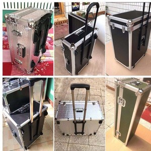 Valise de transport en alliage d'aluminium Jin Cheng, grande, antichoc, avec roulettes, pour le transport logistique et le rangement de câbles - Product Image 1