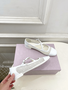 Zapatos de Mujer Jimmy de Alta Calidad, con Malla y Costuras Precisas, Suela Plana, Cómodos, con Colgante de Perla, Gran Venta - Product Image 5