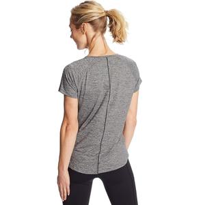 Offre Spéciale femmes adultes plaine personnalisé à manches courtes coupe ajustée solide t-shirts 100% polyester Sublimation T-shirt pour vêtements décontractés - Product Image 3