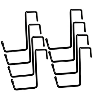 Iron S <b>Hooks</b> 10-15kg Load Capacity With Pvc Coating For Garage Patio Hanging <b>Plants</b> Clothes <b>Hooks</b> - Product Image 4