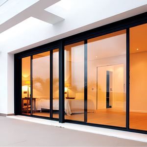 Puertas Corredizas de Aluminio de Tres Vías <span class=keywords><strong>con</strong></span> Vidrio Templado Insonorizado Australiano AS2047, 2/3/4 Paneles, <span class=keywords><strong>con</strong></span> Mosquitera - Product Image 3