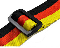 Ceinture à bagages couleur arc-en-ciel avec serrure à chiffres balance de poids ceinture de valise ceinture à bagages d'haltérophilie personnalisée